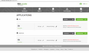 New application management dashboard